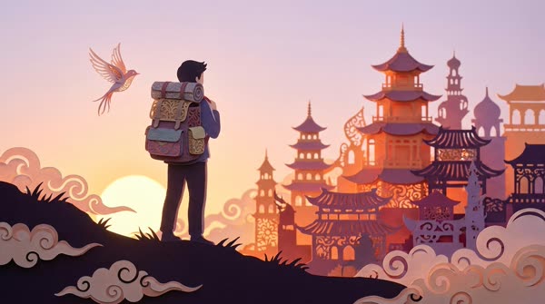 Paper-cut Oriental